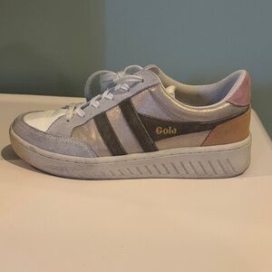 Gola classics women’s Superman blaze in off white/gold